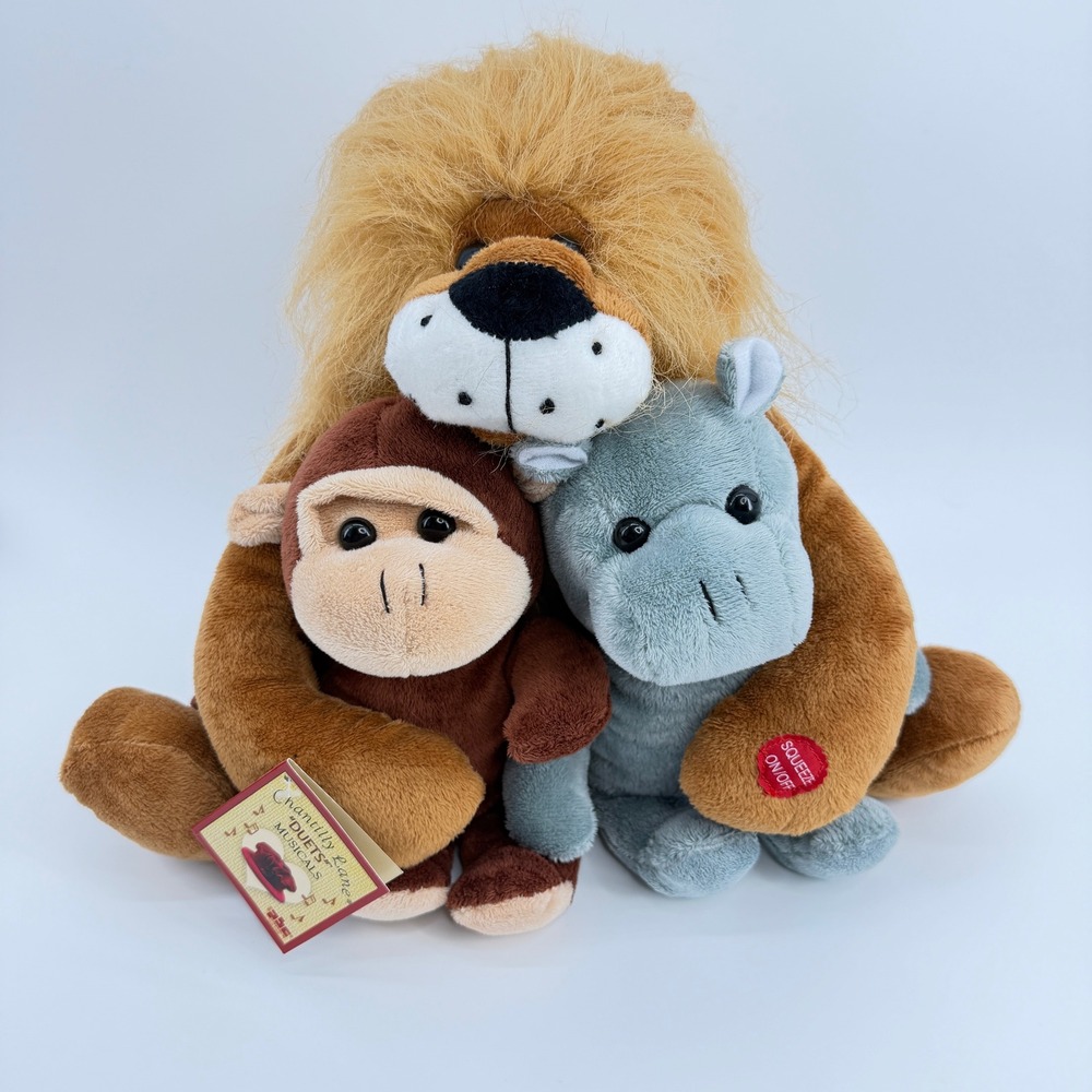 New! 1995 Chantilly Lane Duets Music Motion Jungle Trio Lion Sleeps Tonight